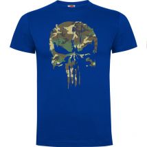 Tee-shirt Punisher Woodland Bleu Royal - Army Design By Summit Outdoor