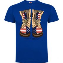 Tee-shirt Bleu Royal Military Fashion - Army Design - Taille L - Vet Sécurité