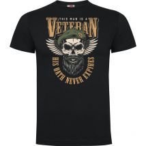 Tee-shirt Noir His Oath Never Expires - Army Design - Taille M - Vet Sécurité