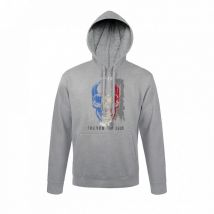 Sweat-shirt Gris Chiné French For Ever - Army Design By Summit Outdoor
