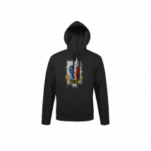 Sweat-shirt Noir French Power - Army Design - Taille L - Vet Sécurité