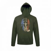 Sweat-shirt Vert French Veteran - Army Design - Taille S - Vet Sécurité