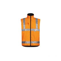 Gilet Sans Manches Hv Wiley - Orange Fluo - Nine Worths By North Ways - Taille S - Vet Sécurité