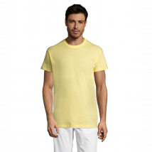 Tee-shirt Regent Jaune Pâle - Sol's - Taille S - Vet Sécurité