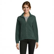 Veste Micropolaire Zippée North Femme Vert Sapin - Sol's - Taille M - Vet Sécurité