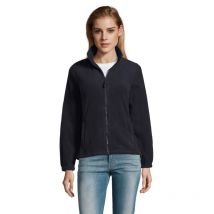 Veste Micropolaire Zippée North Femme Marine - Sol's - Taille L - Vet Sécurité