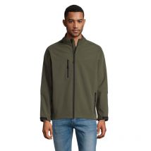 Veste Softshell Relax Vert Army - Sol's - Taille L - Vet Sécurité