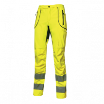 Spodnie robocze ren hv żółte fluorescencyjne - u-power 38