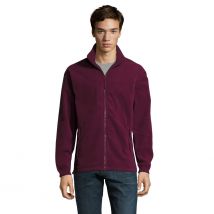 Veste Micropolaire Zippée North Bordeaux - Sol's - Taille 4xl - Vet Sécurité