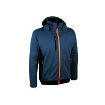 Veste Softshell à Capuche Amovible Bleu - Singer Safety - Taille 3xl - Vet Sécurité