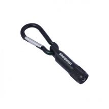 Mousqueton Avec Lampe De Poche Led Noir - Munkees - Vet Sécurité