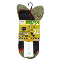 2 Paires De Socquettes Titane - Estex - Taille 47/49 - Vet Sécurité