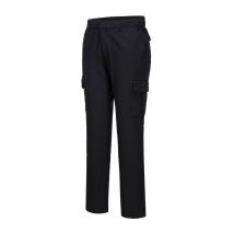 Pantalon De Travail Combat Slim Stretch Short Noir - Portwest - Taille 46 - Vet Sécurité