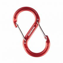 Mousqueton Forgé En Forme De S (80 Mm) Rouge - Munkees - Vet Sécurité