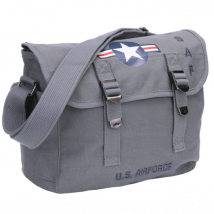 Torba na ramię z płótna us air force szara - fostex garments