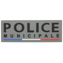 Bandeau Police Municipale Gris Pvc 10 X 28 Cm - Dmb Products - Vet Sécurité