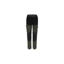 Pantalon De Travail Multipoches Enfant Hector Kaki Foncé Et Noir - Herock - Taille 6 Ans - Vet Sécurité