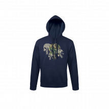 Sweat-shirt Multi Punisher Bleu Marine - Army Design - Taille S - Vet Sécurité