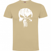 Tee-shirt Punisher Blanc Coyote - Army Design - Taille M - Vet Sécurité