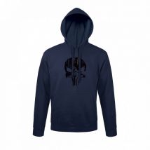 Sweat-shirt Punisher Noir Bleu Marine - Army Design - Taille M - Vet Sécurité