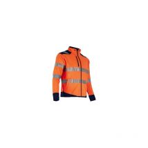 Veste Polaire Authentic Hv Orange Fluo Et Marine - Lma - Taille S - Vet Sécurité