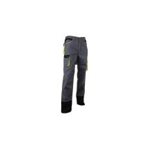 Pantalon De Travail Séchoir Tricolore Gris, Noir Et Jaune - Lma - Taille 44 - Vet Sécurité