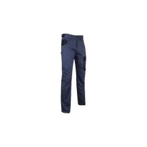 Pantalon De Travail étincelle Bicolore Bleu/noir - Lma - Taille 50 - Vet Sécurité