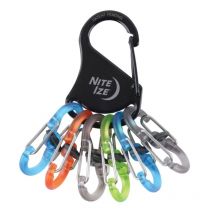 Porte-clés Keyrack Locker Avec Mousqueton + 6 S-biners Plastique - Nite Ize