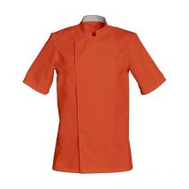 Veste De Cuisine Manches Courtes Cookie Orange - Snv - Taille M - Vet Sécurité