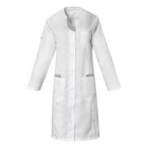 Blouse Femme Manches Réglables Lali Blanc Et Gris - Snv - Taille M - Vet Sécurité