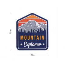 Patch 3d Pvc Mountain Explorer - Fosco Industries - Vet Sécurité