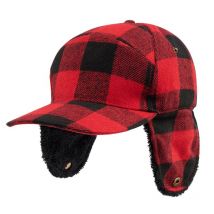 Casquette D'hiver De Bucheron Rouge/noir - Brandit - Vet Sécurité