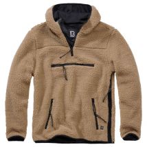 Sweat Capuche Zip Polaire Camel - Brandit - Taille L - Vet Sécurité