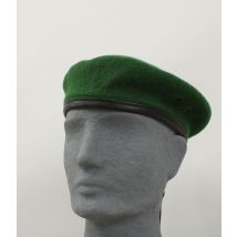 Béret Militaire Vert Légion Bord En Cuir - Patrol Equipement - Taille 62 - Vet Sécurité