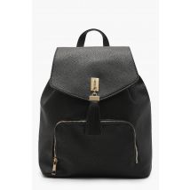 Sac À Dos À Franges Et Glands - Noir - One Size, Noir