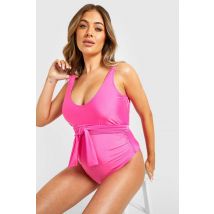 Maillot De Bain Maternité À Nouer À La Taille - Rose - 36, Rose