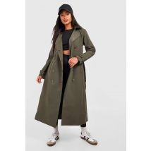 Trench-Coat Ceinturé - Vert Kaki - 40, Vert Kaki
