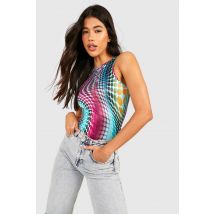 Body Abstrait Spot Racer Pour Grandes Tailles - Multicolore - 36, Multicolore