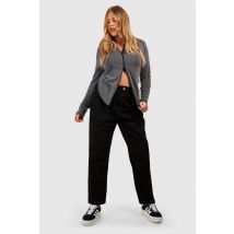 Jeans Mom À Taille Haute Grande Taille - Noir - 56, Noir