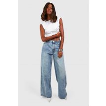 Le Jean À Jambes Larges - Bleu - 44, Bleu