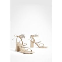 Talons Compensés Tonal Sole Wrap Up - Beige - 41, Beige