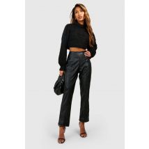 Pantalon Skinny En Imitation Cuir - Noir - 36, Noir