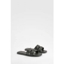 Sandales Mule Tissées - Noir - 39, Noir