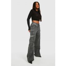 Pantalon Cargo Large - Gris - Xs, Gris