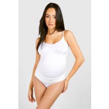 Ensemble De Maternité Sans Couture Pour L'Allaitement : Débardeur Et Culotte - Blanc - L, Blanc