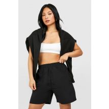 Short De Running "Petite" À Taille Prononcée - Noir - S, Noir