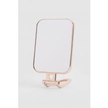 Miroir De Voyage Pliable À Poser Sur Table - Jaune Or - One Size, Jaune Or