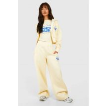 Joggeur À Jambes Droites Dsgn Studio Sports Club Avec Slogan Bubble - Citron - L, Citron