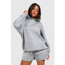 Dsgn Studio Short Sweat À Appliqué En Tissu Assorti - Bleu Clair - S, Bleu Clair