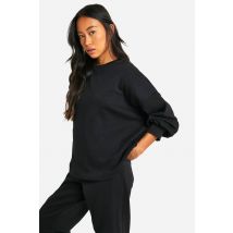Sweatshirt Oversize Brodé Dsgn Studio - Noir - Xs, Noir